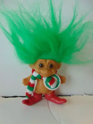 VINTAGE  RUSS  TROLL TOY MERRY LITTLE TROLLS  3   Brown Eyes • $4