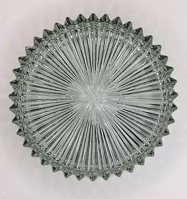 Vintage HEISEY Glass #1269 Ridgeleigh Coaster In Zircon • $29.95