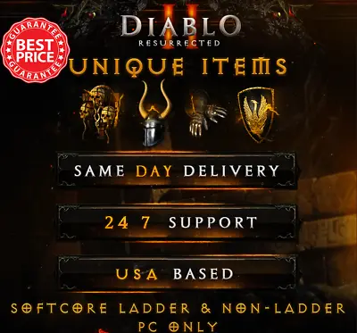 Diablo 2 Resurrected LADDER D2R ITEMS 🔥Arach Zaka Veil Griffon's🔥 Fast & Safe! • $12.99