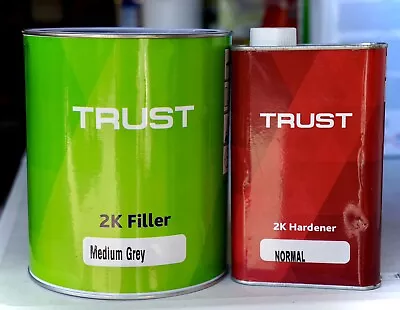 Trust Automotive 2K Urethane Primer Surfacer/Filler Gray Gallon Kit! 4:1:1 Mix!! • $84.94