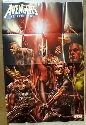 Avengers No Road Home Promo Poster 24  X 36  Marvel 2018 Mark Brooks New Unused • $6.33