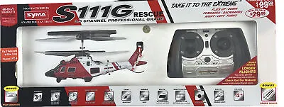 Syma S111G Rescue 3.5 Channel R/C Remote Control Helicopter. BRAND NEW! • $29.99