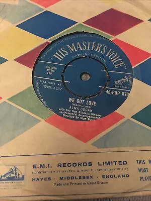 £1.75 • Buy Alma Cogan - We Got Love - 7” Single