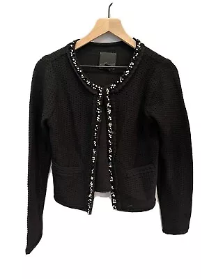 McGinn Black Open Jacket Knit Women's Size Medium  • $25