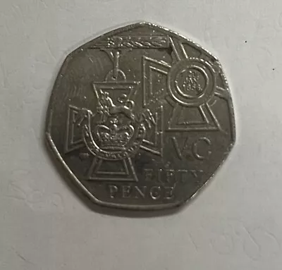 RARE 2006 Victoria Cross 50p Coin VC Fifty Pence • £1