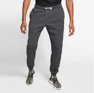 36  38  LEG EXTRA LONG Grey Cuffed Jogging Joggers Gym Bottoms Mens Big Tall  • £27.95