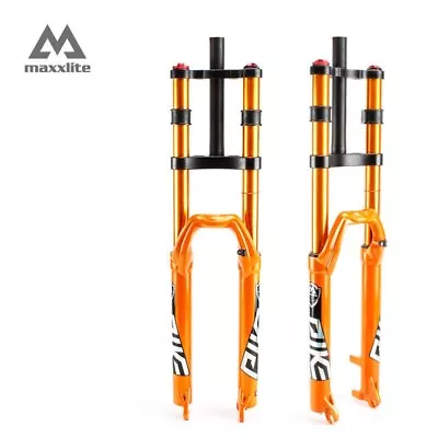 26 27.5 29  Bicycle Front Fork Mountain Bike Double Shoulder Suspension QR Fork • $298