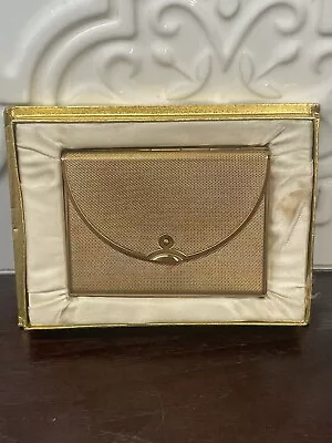 Vintage Coty Gold Envelope Loose Powder Vanity Compact Case • $30