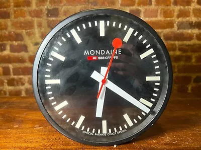 Mondaine Wall Clock SBB CFF FFS | Official Railroad | Works Great See Pics (3) • $96.49