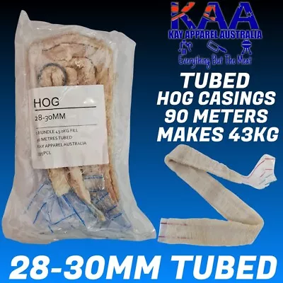 $55 • Buy Sausage Skins Hog Casings Graded 28-30mm 90M Tubed, Butcher/Chef/Hunter/salami