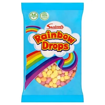 Swizzles Rainbow Drops 8 Bags X 70 G Large Ideal For Cinema And Sharing • £12.95