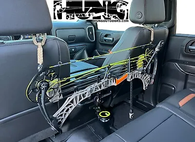 HUNG Hang Up N Go Vehicle Compound Bow Holder HungOutdoors.com BLACK • $24.99