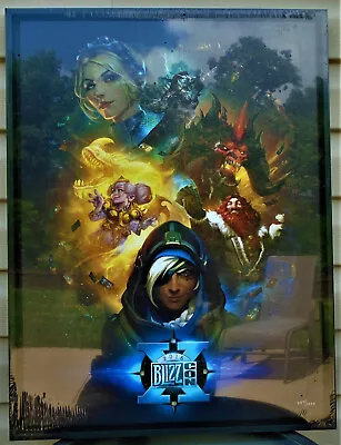2016 Blizzard Exclusive BlizzCon Key Art Print Hearthstone Diablo Overwatch COA • $65.99