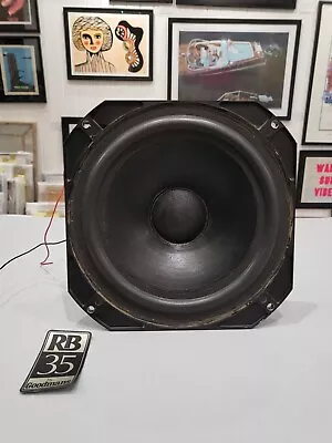 GOODMANS GENUINE VINTAGE RB 35 SINGLE 10  BASS DRIVE UNIT X 1 (RECONED) 1970s  • £37.89