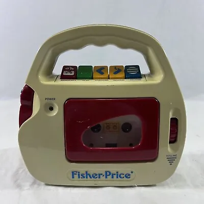 Vtg Fisher Price Cassette Tape Player & Recorder W/ Microphone 1992  • $29.99