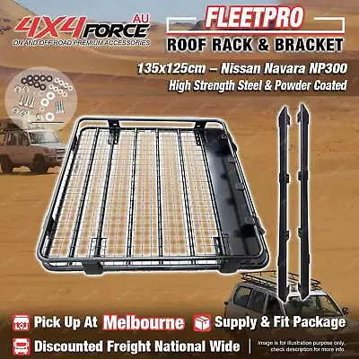 Fleetpro Steel Cage Roof Rack 135x125cm For Nissan Navara NP300 MEL Stock • $385