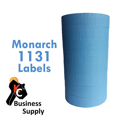 Monarch 1131 Price Gun BLUE Labels1 Sleeve Made In USA Ink Roller Included • $21.55