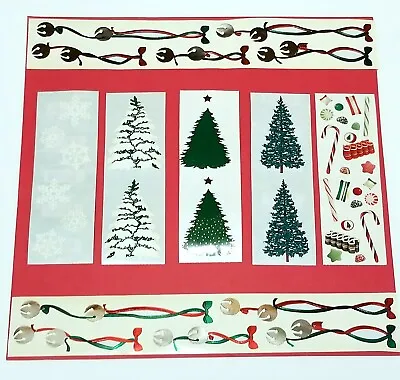 Mrs Grossman's Stickers LOT OF 7 STRIPS CHRISTMAS TREES Candy Snowflake Vintage • $10