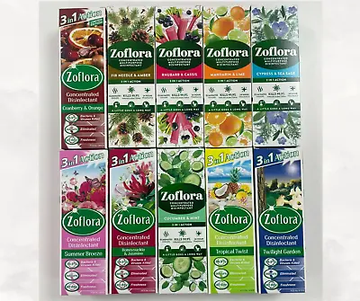 £5.49 • Buy Zoflora 3in1 Action Concentrated Disinfectant 250ml Choices Of Scent & Pack Size