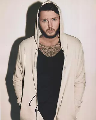 James Arthur    **HAND SIGNED**   10x8 Photo  ~  AUTOGRAPHED • £19.99