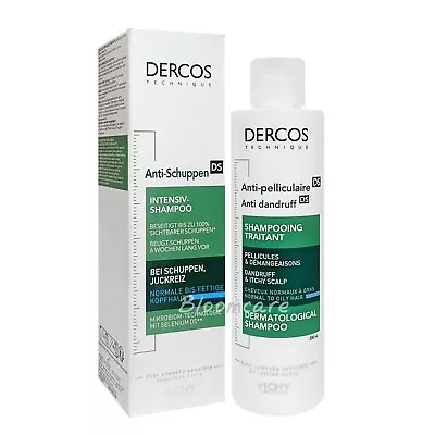 Vichy Dercos Anti-Dandruff Shampoo For Normal To Oily Hair 200ml • $23.90