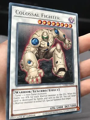 VASM-EN054 Colossal Fighter : Rare Card : 1st Edition : YuGiOh TCG • £4.25