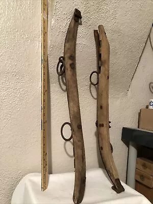 Antque Horse Mule Yoke Harness Collar Hames Set Primitive Homemade- Alabama Farm • $24.99