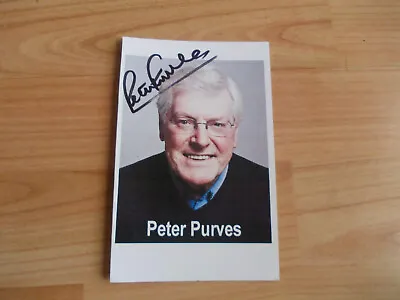 £1.99 • Buy Doctor Who Signed 6x4  Photo Of Peter Purves Was Companion Steven Taylor 1960,s