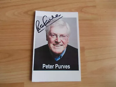 £1.99 • Buy Doctor Who Signed 6x4  Photo Of Peter Purves Was Companion Steven Taylor 1960,s