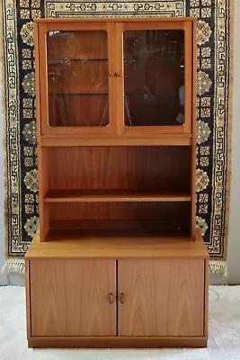 £199.99 • Buy Mid Century Modern Danish Display Cabinet With Open Shelving