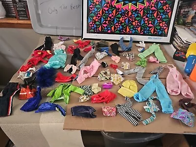 Huge Vintage Barbie Doll Accessories RAREBEAUTIFUL LOT❤ Full Bag Full Trl8#175 • $69.94