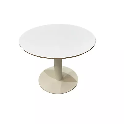 White Round Meeting Table • £25