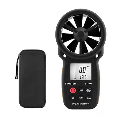 Wind Speed Meter Anemometer Handheld Digital  Back-light Air Velometer Max/Min • $27.99