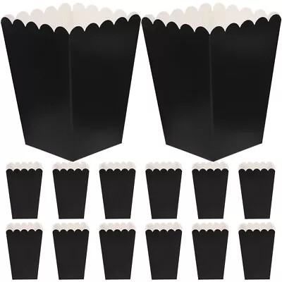 50pcs Movie Night Decorations Paper Popcorn Bowls Party Snack Containers Popcorn • £17.25