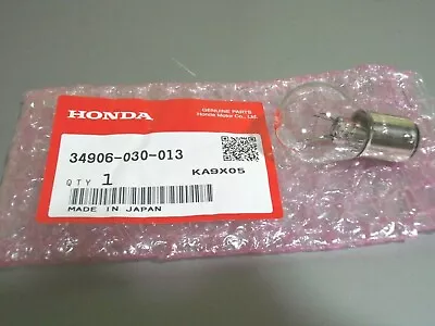 Honda Motocompo NCZ50 Tail Lamp Bulb  6V/10/3w Genuine 34906-030-013 New Japan • $10