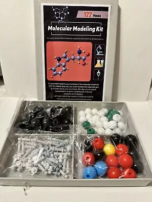 122pc Molecular Model Kit Chemistry Build Set 3D Molecular Properties …. • $21