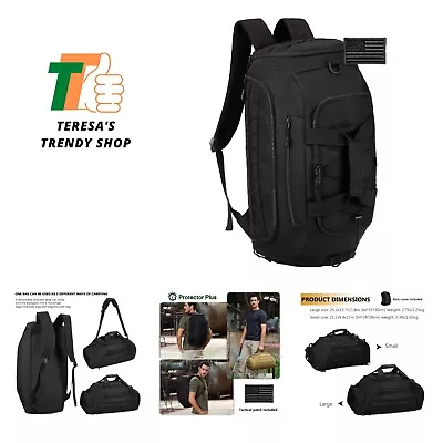 Tactical Duffle Bag Men Sports Gym Backpack Military MOLLE Luggage Suitcase T... • $64.99