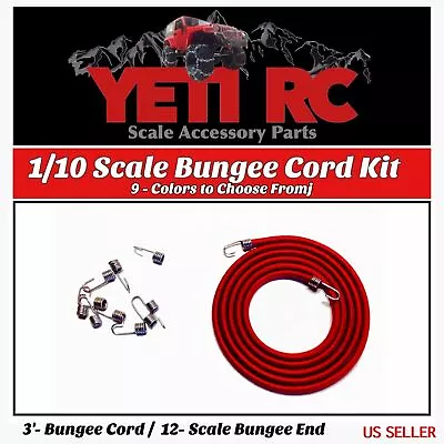 1/10 Scale RC Crawler Accessories Bungee Cord Kits (RC Scale Accessories) • $6.99