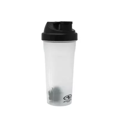 Athletic Works Frost/Black Protein Drink Shaker Bottle W/Mixing Ball 24 Fluid; • $6.99