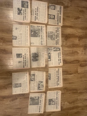 $25 • Buy Oklahoma Newspapers On Kennedy Assassination