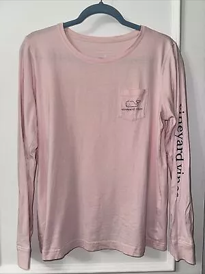 Vineyard Vines Long Sleeved Tshirt Pink Medium • $5.99