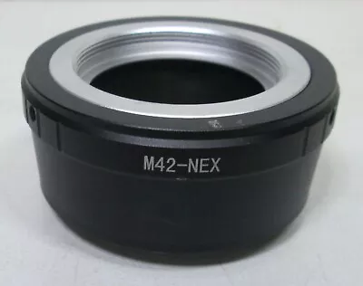 M42-NEX Adapter For M42 Screw Mount Lens To Sony E NEX Alpha Camera - Used • $12.99