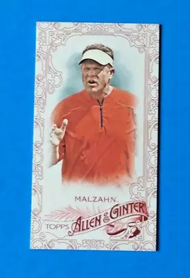 2015 Allen & Ginter . Red MINI . GUS MALZAHN #'d 25 /40 . AUBURN COACH  RARE • $4.44