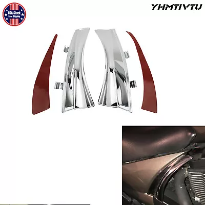 Chrome Saddle Heat Shield Air Deflector Fit For Victory Cross Roads 2010-2016 • $28.49