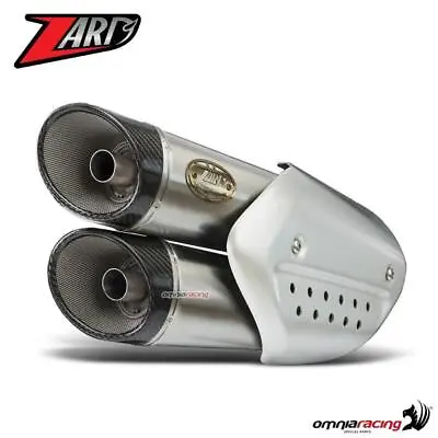 Zard Exhaust Steel Racing With Carbon Cap For Triumph Scrambler 1200 2021 - 2024 • $1045