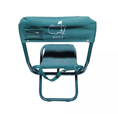 2003 Masters Folding Chair Masters Golf Major Champion Augusta • $49.95