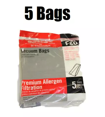 (5) Eureka F&G Upright Allergen Filtration Paper Bags 63250A-10 • $12.74