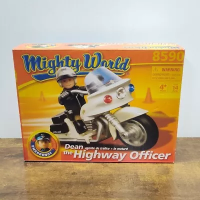 Mighty World Dean The Highway Officer Action Figure Toy #8590 New Open Box • $14.95