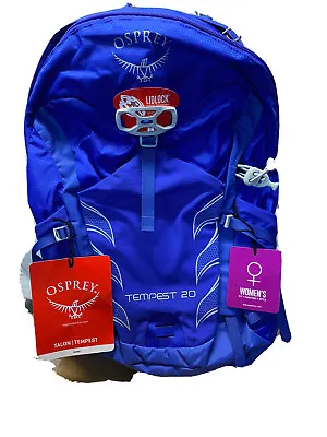 $80 • Buy Osprey Tempest 20 Women's Rucksack/daypack Blue S/M Size New With Tags