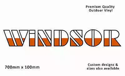 Windsor 1980s Ver1 Caravan Replacement Vinyl Decal Sticker • $45.95